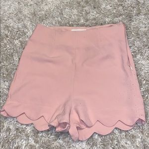 Scalloped shorts